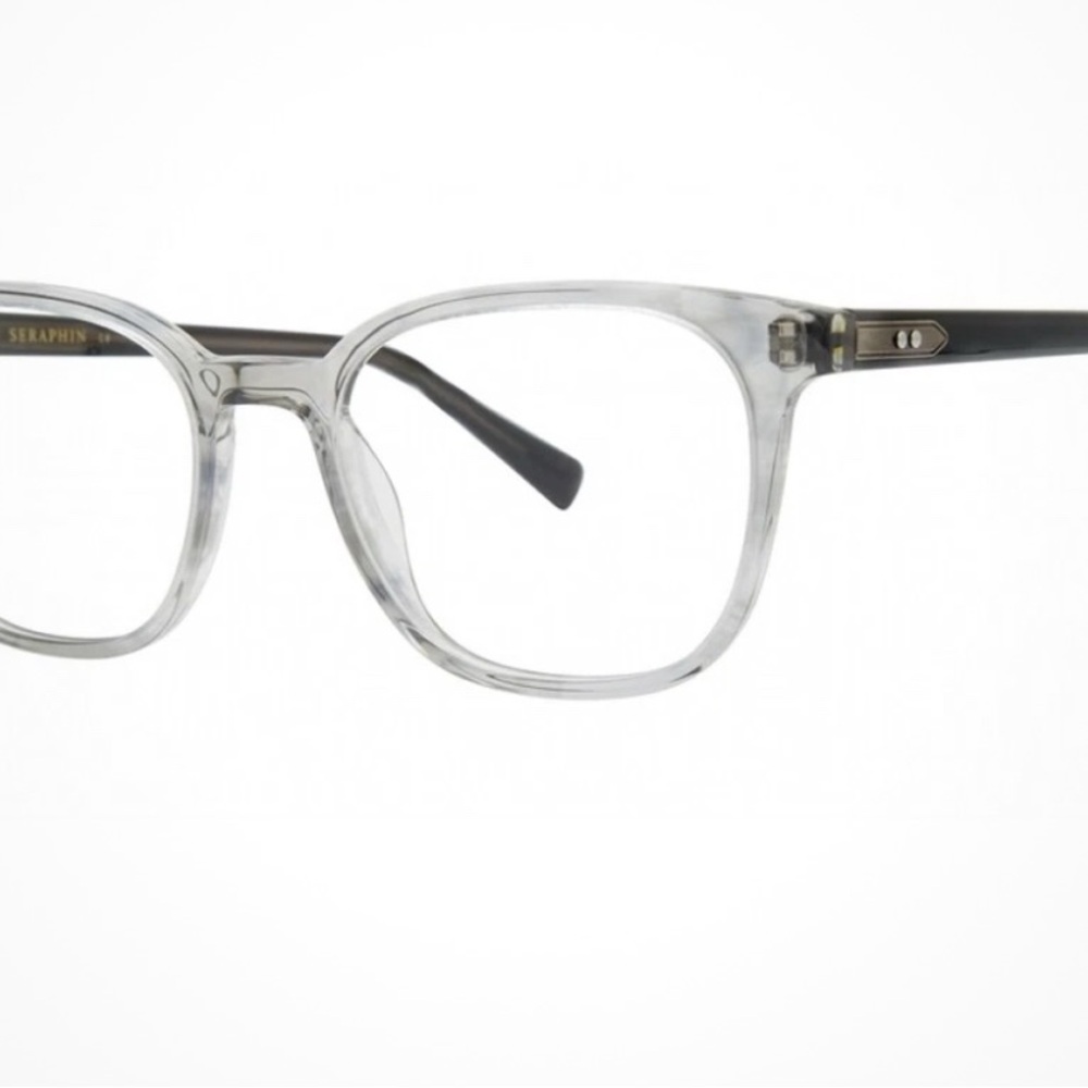 Seraphine  Gray Clear Eyewear Frame handmade in Japan - Picture 2 of 16